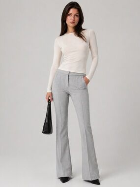 New Zara pinstripe gray pants